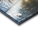 Silhouettes of Serenity: Lumbee River at Sunset Acrylic print