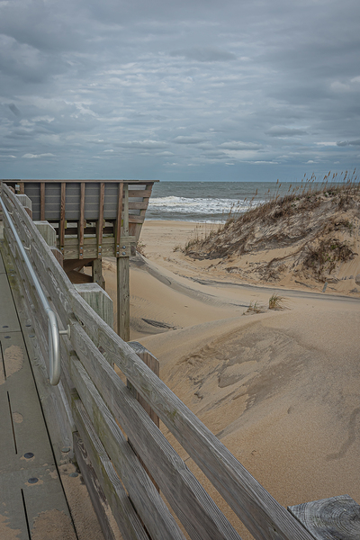 Boardwalk to the Dunes by Richard Mathis