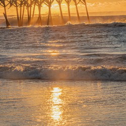 Sunstar Over the Pier of Morning